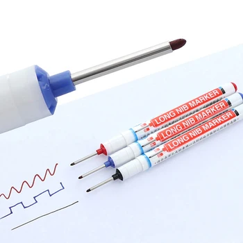 

140mm Deep Hole Long Nib Marker Pens Multi-function depth marker Home Decoration Paper metal glass cotton leather goods Mark