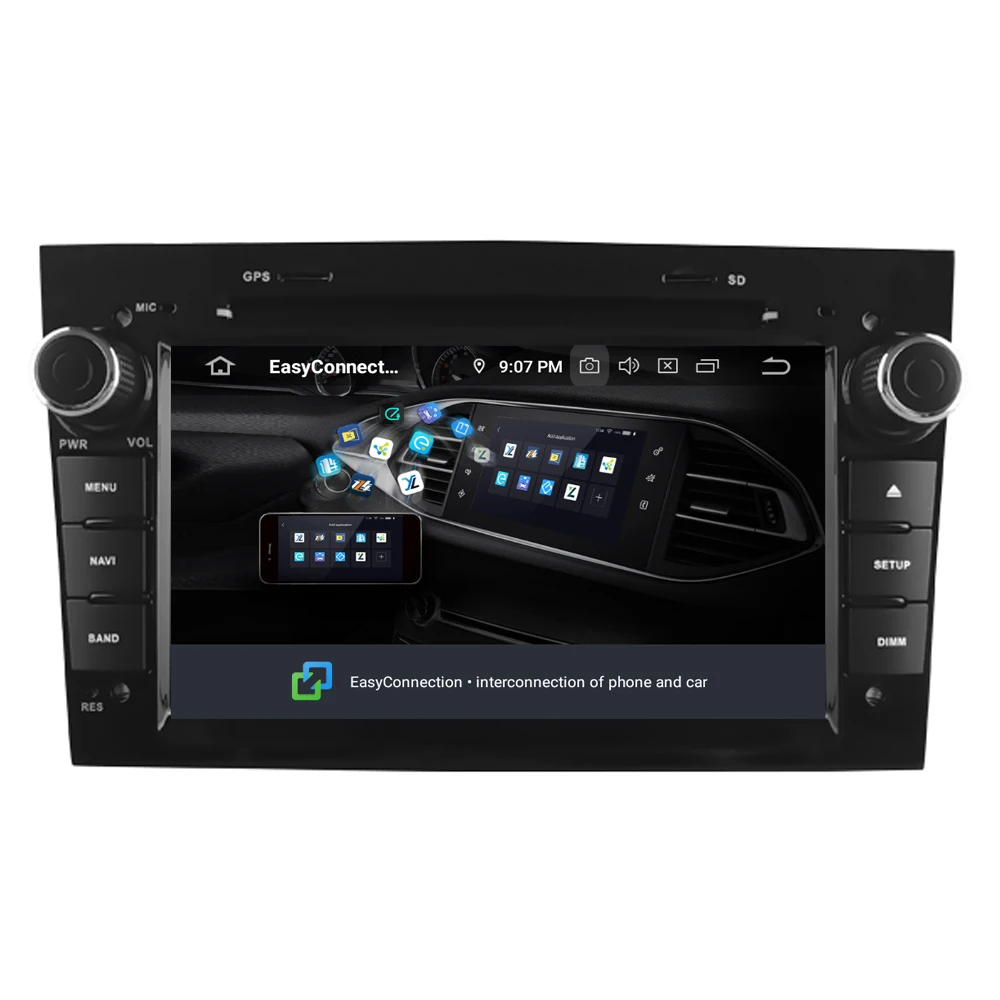 Excellent RoverOne Car Multimedia Player For Opel Astra Zafira Vectra Combo Antara Vivaro Meriva Corsa Android 9.0 DVD Radio Navigation 4