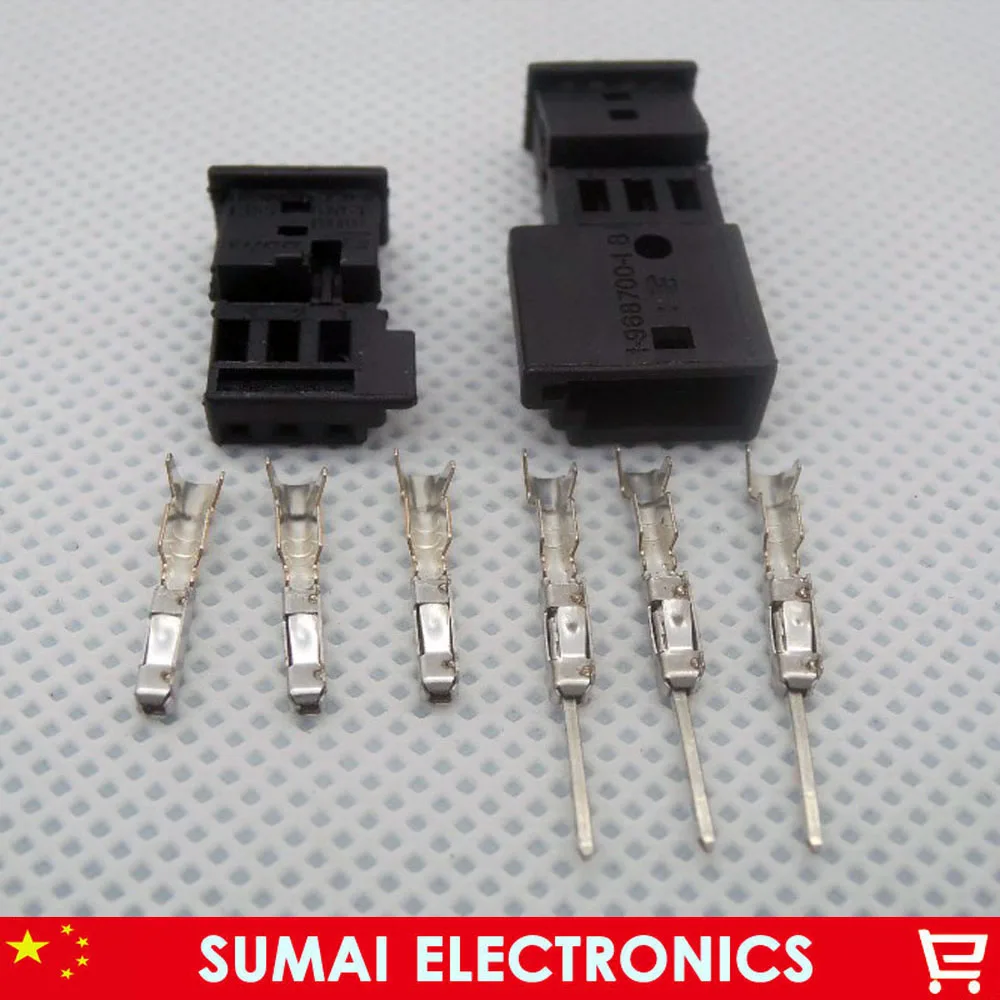 10 Male Female Auto 3pin Connector Car Speaker Plug Cable AliExpress