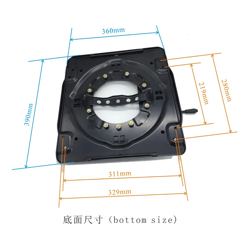 Car Seat Swivel And Vehicle Seat Rotary Modification Non-Dedicated Mechanism Great For RV Swivel Rotating Mount