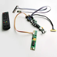 Для LTN156AT01-A01/B01/B02 пульт дистанционного управления+ инвертор+ клавиатура ЖК-дисплей T. V56 плата контроллера 1CCFL 30Pin LVDS VGA HDMI AV USB DIY kit