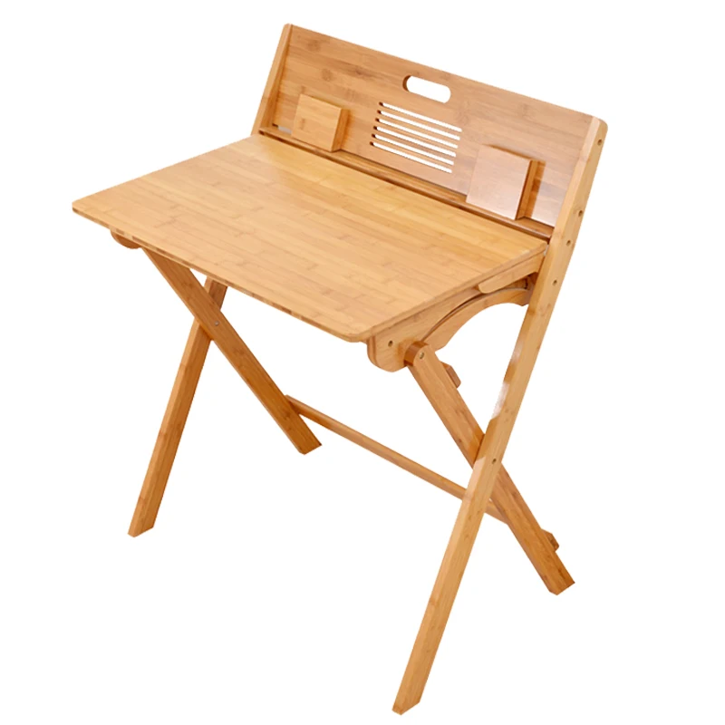 

Foldable desk children's learning desk solid wood primary school writing desk home desk standing desk