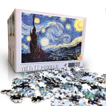 

New jigsaw picture puzzles landscape 1000 pieces wooden Assembling puzzles toys for adults children kids games educational Toys
