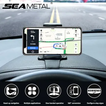 

Car Phone Holder Universal Car Dashboard Phone Stand with Air Outlet Clips 360 Rotation Adjustable with Temporary Parking Cards