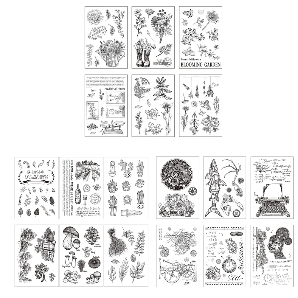 Skup Lychee Life 6 sztuk wyczyść pieczęć przezroczysta pieczęć silikonowa Seal arkusz do scrapbookingu albumu fotograficznego dekoracji