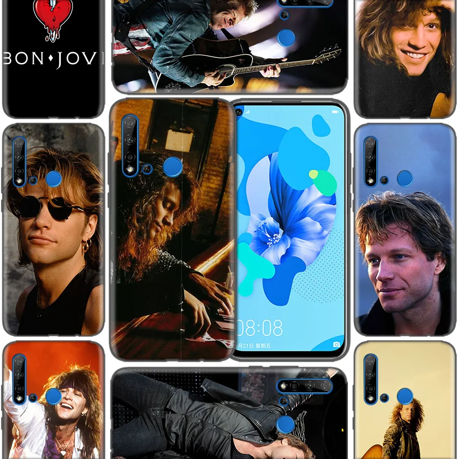 

Jon Bon Jovi Rock Soft Phone Cases For Huawei P9 P10 P20 P30 Mate 10 20 30 Lite Pro P Smart 2019 2017 Cover Bags Coque