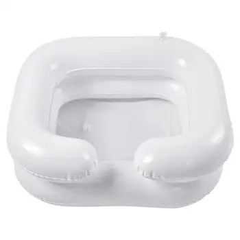 

Inflatable PVC Wash Basin Sink Foldable Hair Washing Sink For Old Disabled Man Care Safe Non-toxic High Quality Quick Delivery