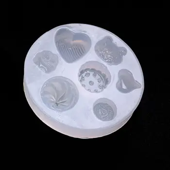 

Cat Heart Biscuits Epoxy Resin Mold Candy Heart Resin Pendant Mold Jewelry Tools