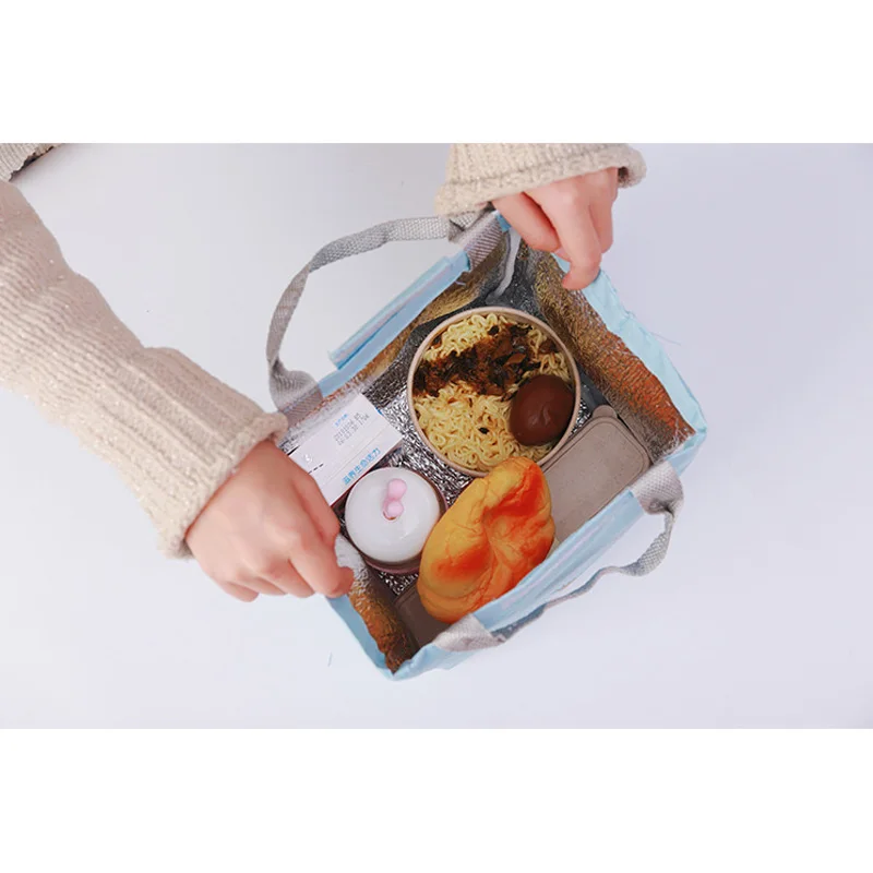 Изоляционная утепленная сумка для обедов Tote пакет риса алюминиевая фольга изоляционная сумка большая сумка Ланч-бокс сумка Детский термоизоляционный для продуктов сумка