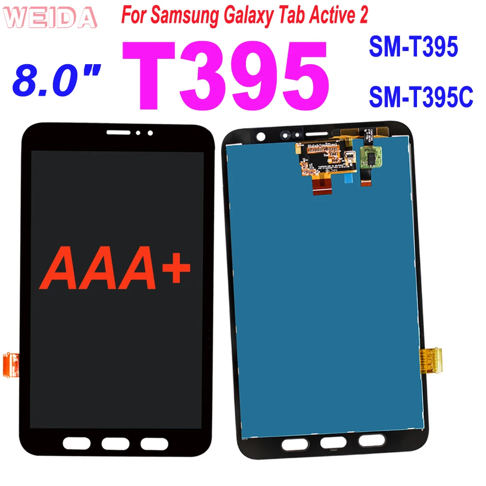 AAA + 8 0 &quotЖК-дисплей для Samsung Galaxy Tab Active 2 T395 SM-T395 SM-T395C ЖК-дисплей сенсорный экран