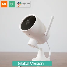 Xiaomi-cámara inteligente para exteriores, Webcam de detección humanoide, impermeable, 2K, visión nocturna, Monitor de bebé, vídeo