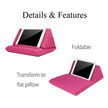 

Laptop Pillow Foam Lapdesk Multifunctional Cooling Pad Tablet Stand Holder Lap Rest Cushion For IPad With Bag