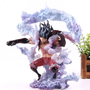 

King of Artist Luffy Gear 4 The Snake Man PVC Collection Model Toy Anime One Piece Monkey D Luffy Action Figure Snakeman