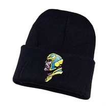 Аниме танос вязаная шапка для косплея унисекс принт Для Взрослых Повседневная хлопковая шапка для подростков зимняя вязаная шапочка