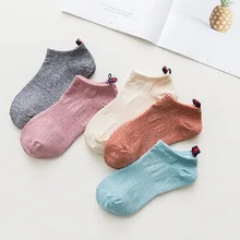 Мужские и женские хлопковые тонкие короткие носки, летние и осенние удобные носки-башмачки, одноцветные спортивные носки c