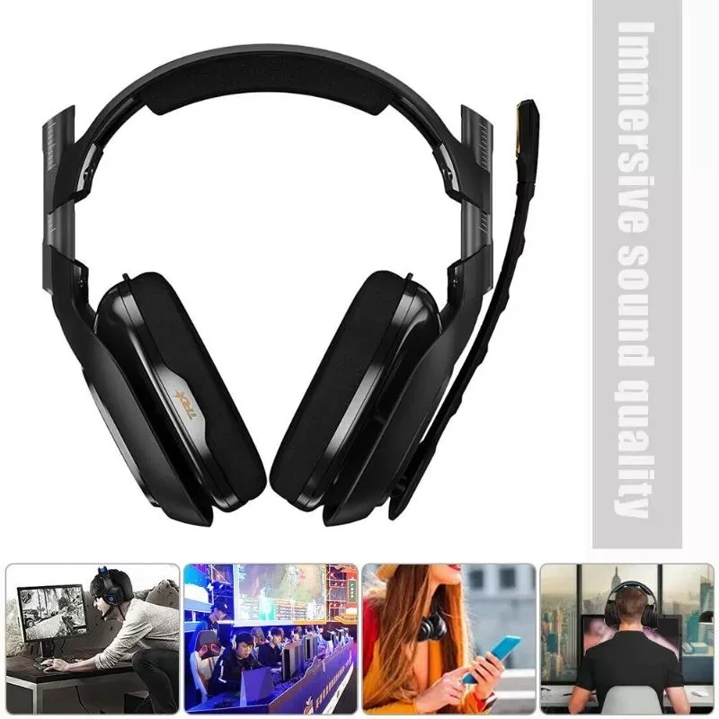 Logitech Astro A40 3.5mm Wired 7.1 Gaming Earphones Headphones With  Microphone Suitable For PC MAC PS4 Xbox E-sports players