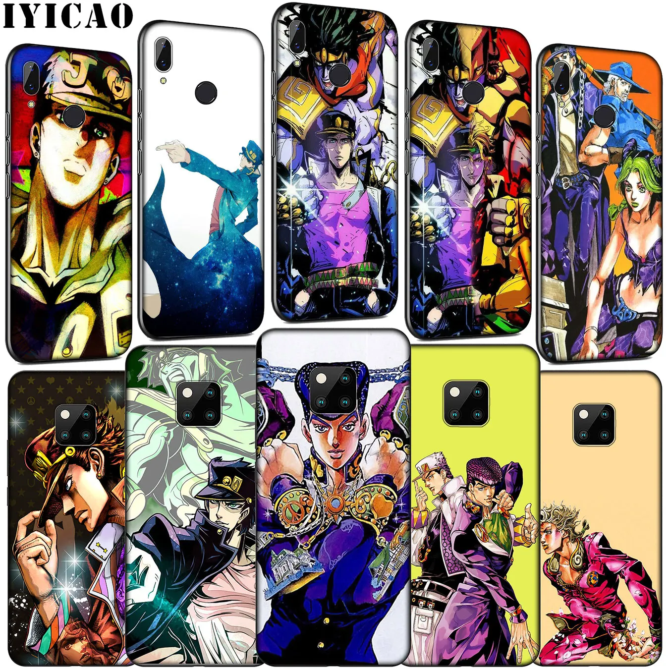 IYICAO JoJo Необычные приключения мягкий силиконовый чехол для телефона Huawei Mate 30 20 10 Pro