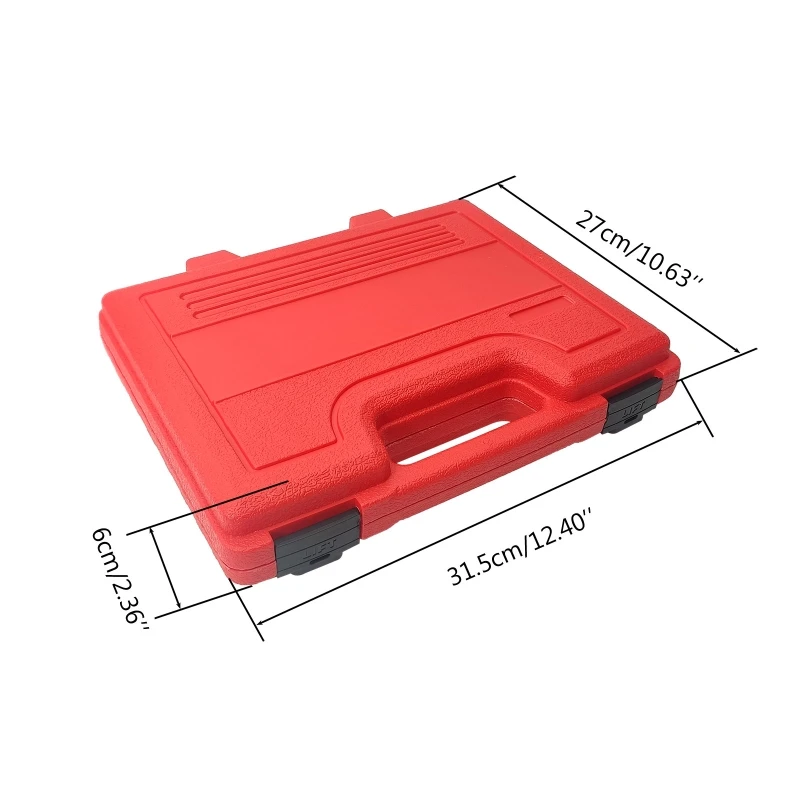 US $42.40 Exhaust Back Pressure Tester Pressure Measuring Instrument Gauge ThreeWay Blockage Detection