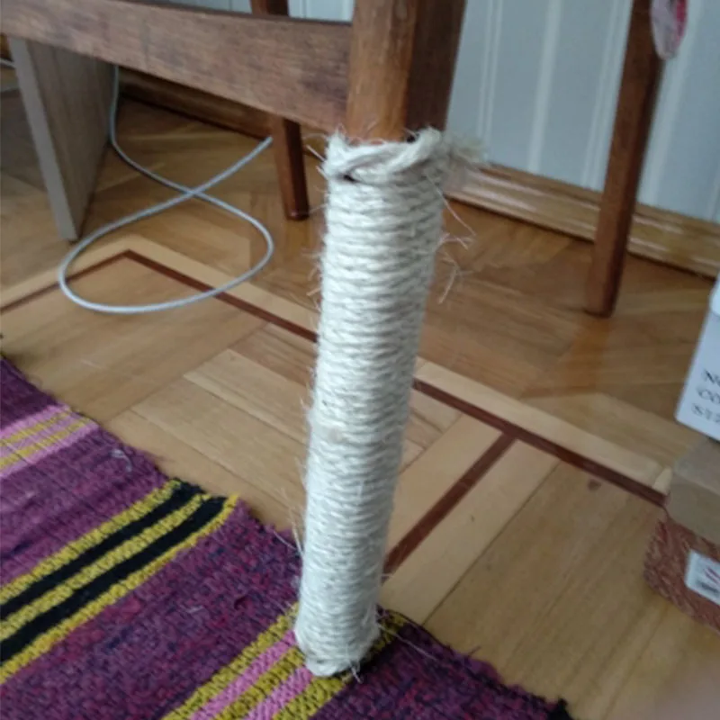 DIY 3/5 м сизаль веревка для котов Когтеточка игрушки изготовление стол стул ноги