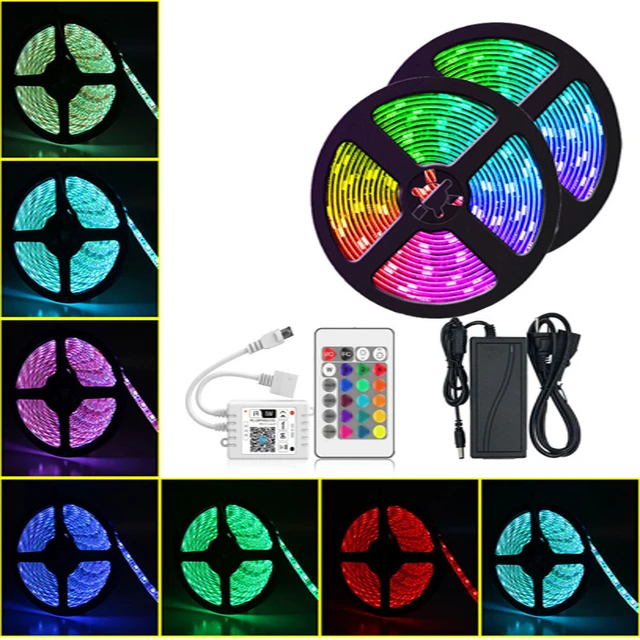 Tira LED RGB,Wi-Fi 15W para interior