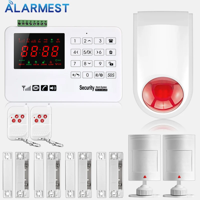 Беспроводная система безопасности ALARMEST Android и ios управление через приложение 433