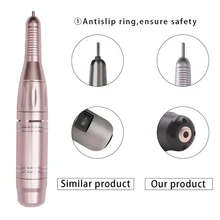Электрический сверлильный станок для ногтей профессиональный маникюрный дрель оборудование для маникюра шлифовальный аппарат для маникюра Набор педикюра инструмент 26000 об/мин