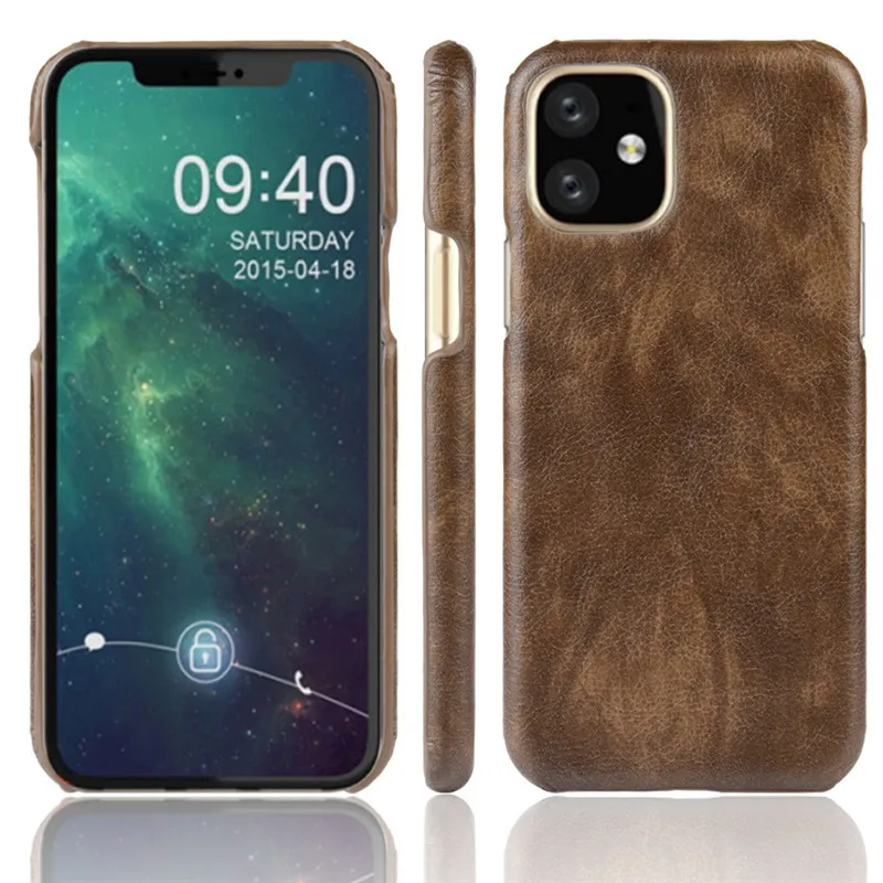 10 шт. для iPhone XI 11 Pro Max противоударный PU кожаный жесткий чехол для iPhone 11 XI Xs Max 6 6S 7 8 Plus чехол для телефона