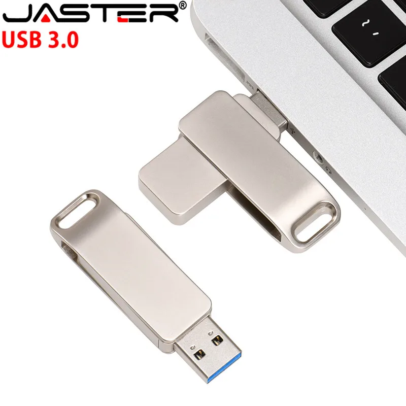 Высокоскоростной USB 3,0 Металлический флеш-накопитель 16 ГБ 32 ГБ 64 ГБ 128 ГБ флеш-накопитель вращающийся USB флеш-накопитель настраиваемый логотип