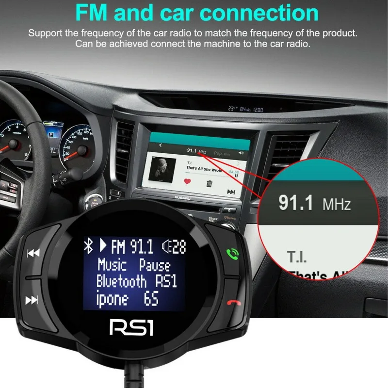 Беспроводной Bluetooth USB автомобильный комплект lcd SD fm-передатчик MP3-плеер Магнитный Громкая связь автомобильный комплект радио аудио адаптер