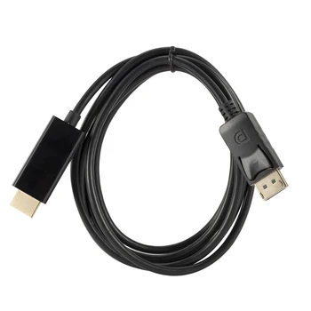

Hot 1.8M / 6FT 3M 10FT DisplayPort Display Port DP Male to HDMI Male M/M Cable Adapter for MacBook Air Dell Monitor Dropshipping