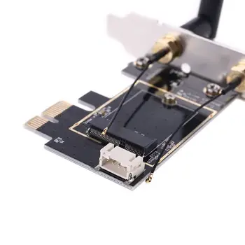 

New Wireless Card to pciE-1X to NGFF-Ekey PCIE Laptop Pc WIFI WLAN Card Adapter W91A