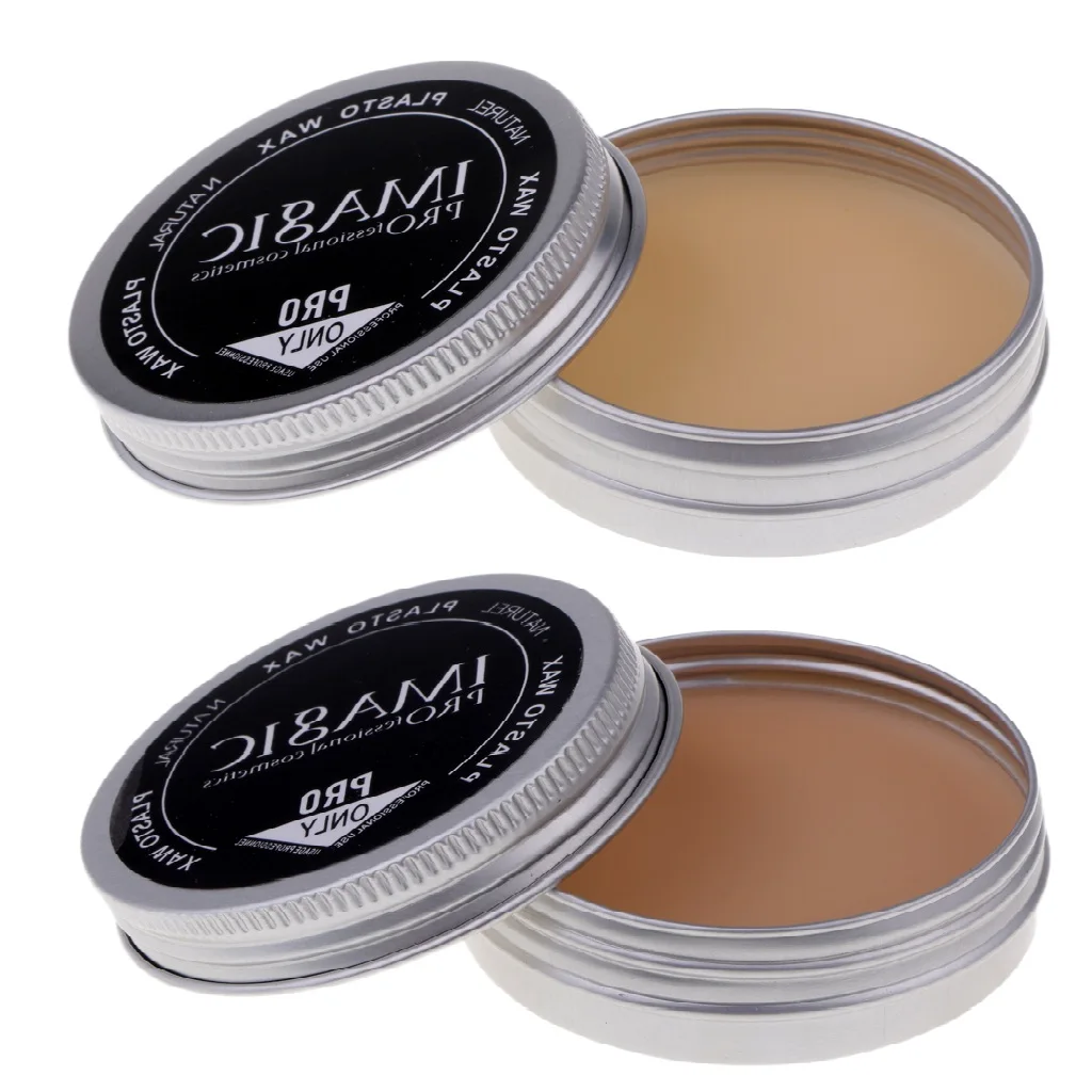 2pcs 20g Halloween Professional Special Effects Stage Makeup Wax Fake Wound Moulding Scars Prosthetics
