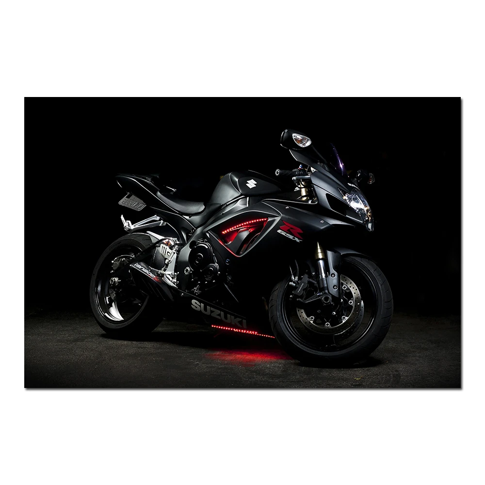 オートバイ壁紙スズキgsxr 750スポーツバイクポスターやプリント絵画キャンバス壁アート現代家の装飾 絵画 書道 Aliexpress