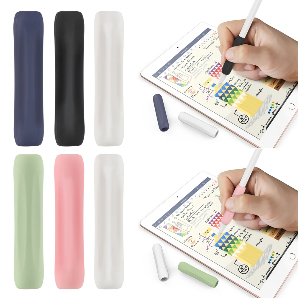 Силиконовый чехол для Apple Pencil 1 2 3 шт. защитный с защитой от царапин сенсорного