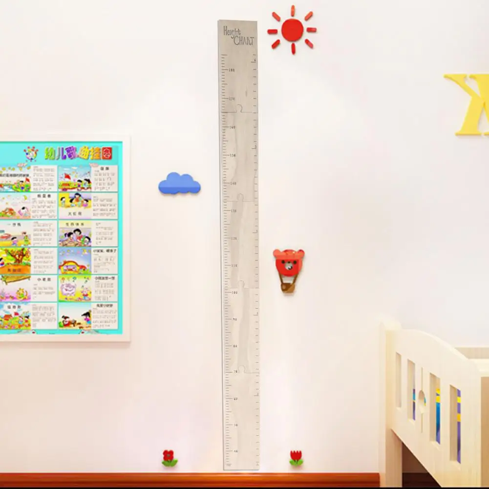 INS Nordic style splicing board height ruler children's room wood hanging ruler wall decoration baby photography props