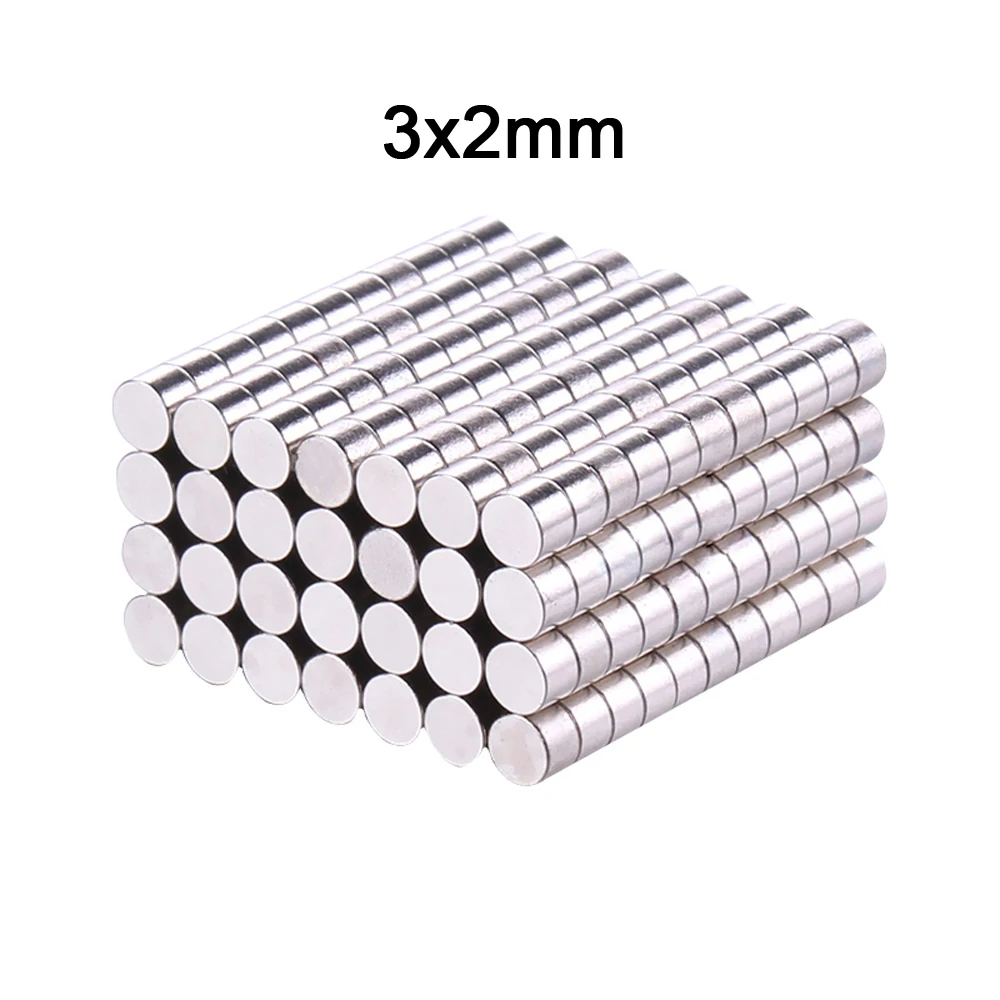 Pack of 20 8mm x 3mm 8mm Dia 3mm Thick Disc Permanent Neodymium Magnets 