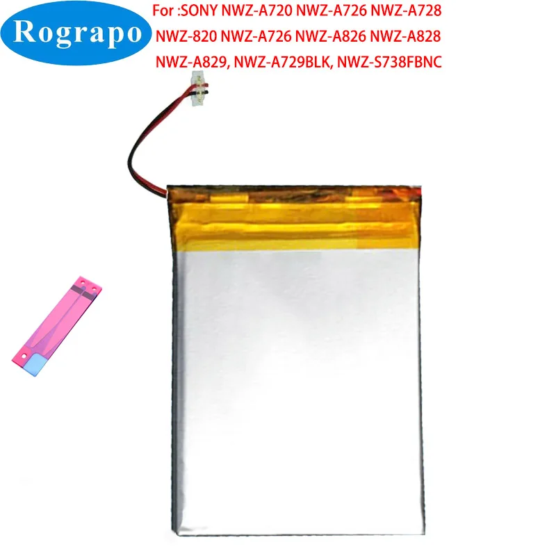 VINTRONS 750mAh Battery For Sony NWZ-A720, NWZ-A726, NWZ-A728