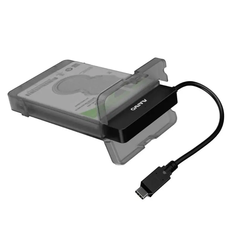 MAIWO K104C 2,5 дюймов чехол для жесткого диска usb type-C SATA прозрачный SSD HDD Box адаптер для Windows Mac OS компьютер ноутбук Настольный P