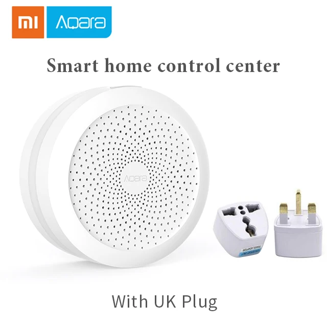 Aqara Hub UK Умная настенная розетка Aqara Xiaomi, умная домашняя розетка ZigBee, Wi-Fi соединения, беспроводной пульт дистанционного управления, работает с приложением Mijia - Цвет: Aqara Hub UK