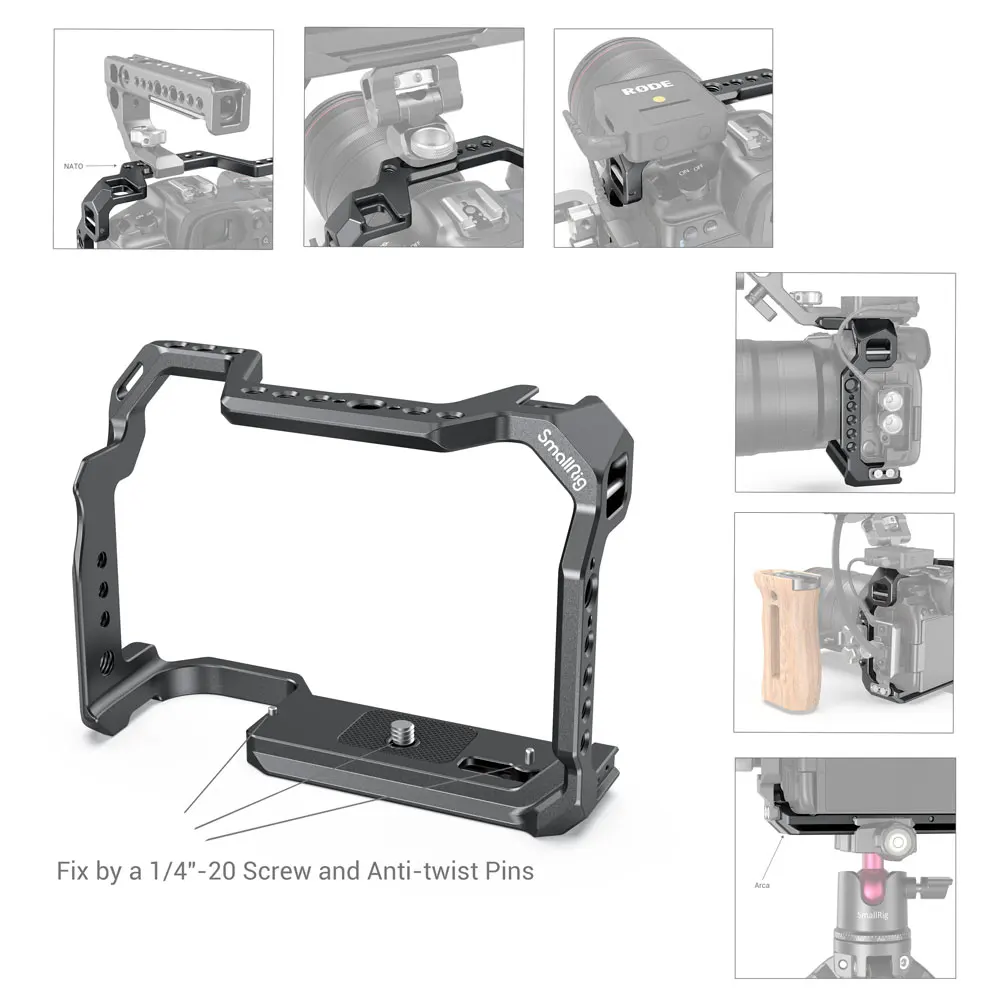 SmallRig Camera Cage For Canon EOS R5 and R6 Dslr