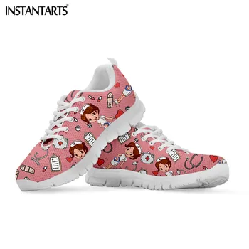 

INSTANTARTS Women Flats Nurse Shoes Medical Shoes Comfortable Surgical Hospital Work Footwear Casual Summer Female Shoe Mujer