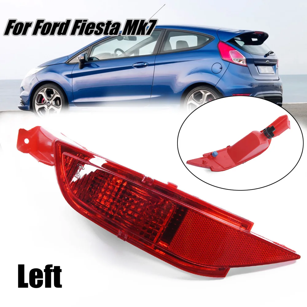 1 шт. отражатель задний фонарь красный 1x бампер бар левая сторона для Ford Fiesta 09~ 15 хэтчбек новая распродажа прочный практичный