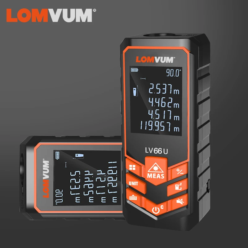 LOMVUM Battery Powered Auto Level Finder Multifunction Distance Meter Night Vision Laser Rangefinder Measurement Tool|Laser Rangefinders| - AliExpress