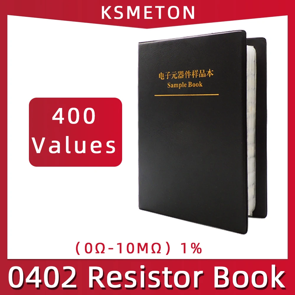 0402 400Values 1 SMD Resistor Sample Book RC0402 FR07 0R10M
