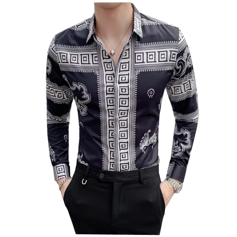 mens fitted dress shirts