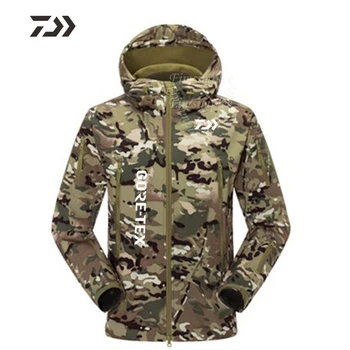

Daiwa Camouflage Fishing Clothing Men Warm Fishing Jacket Waterproof Windproof Outdoor Clothing Sportswear Mountaineering Suit