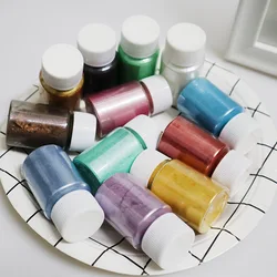 20 Colors Mica Powder Epoxy Resin Dye Pearl Pigment Natural Mica Mineral Powder