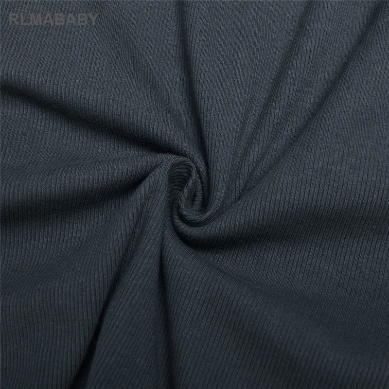RLMABABY, повседневная спортивная одежда, Комбинезоны на молнии, женский комбинезон, высокая горловина, половина рукава, бодикон, короткие комбинезоны, ребристый хлопковый комбинезон