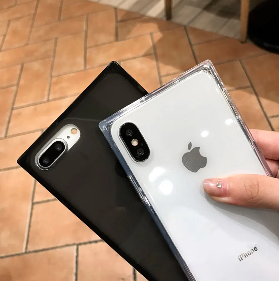 

4 Gasbag Drop-Proof Soft Case for iphone xs MAX XR X 10 7 8 Plus 6 6s Clear TPU Silicone Candy Anti Knock Phone Cover