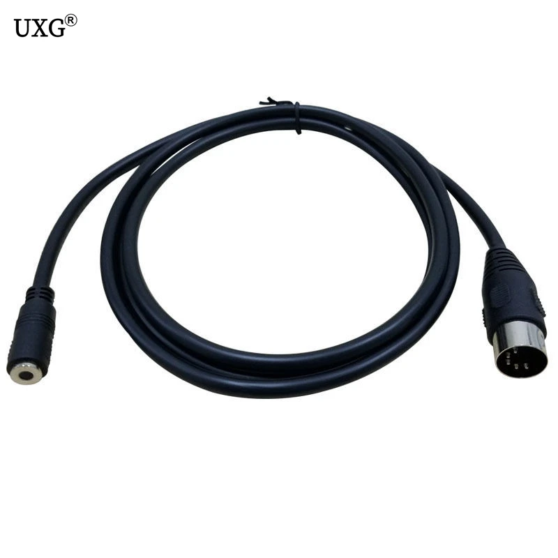 

DIN to 3.5mm Cable 50CM 5 Pin DIN Plug Male to 3.5MM Female SmartPhone AUX Headphone Stereo Jack Adapter Input Cable 0.5m 1.5m